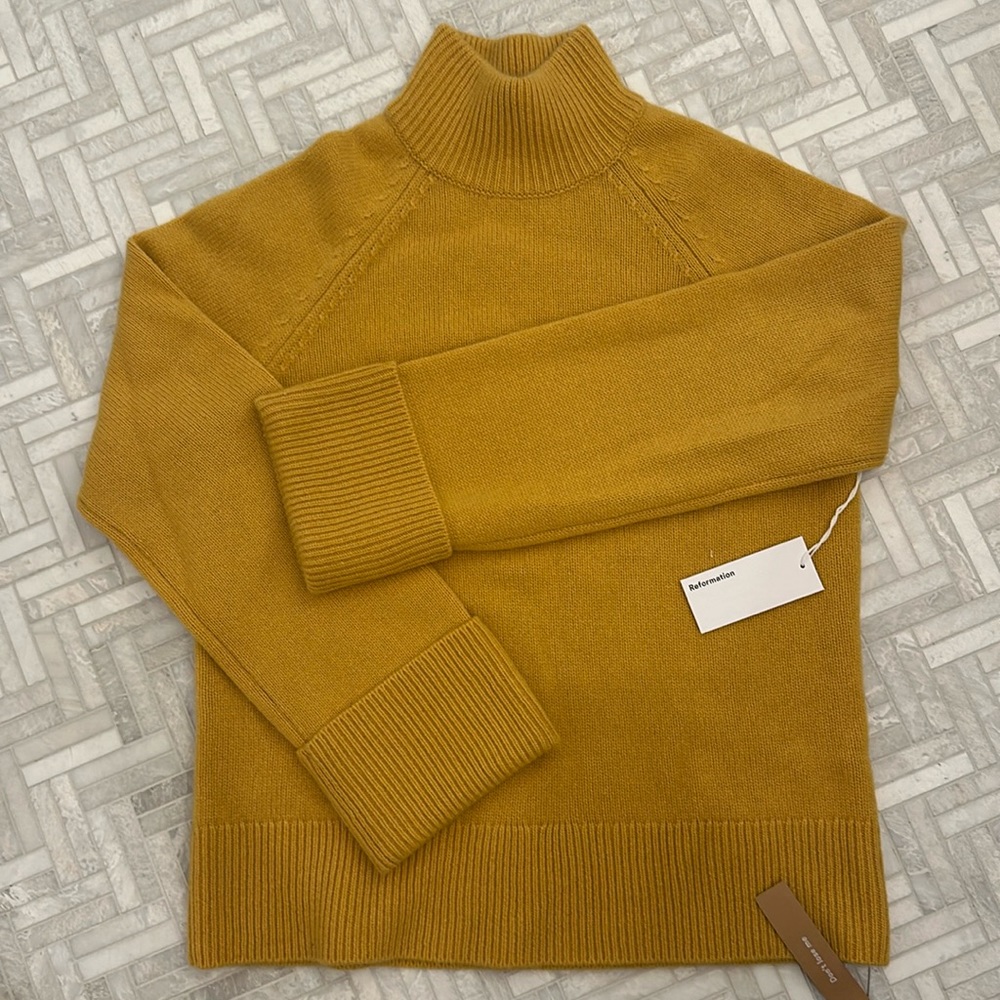 Reformation Garrett Cashmere Oversized Sweater Size XS